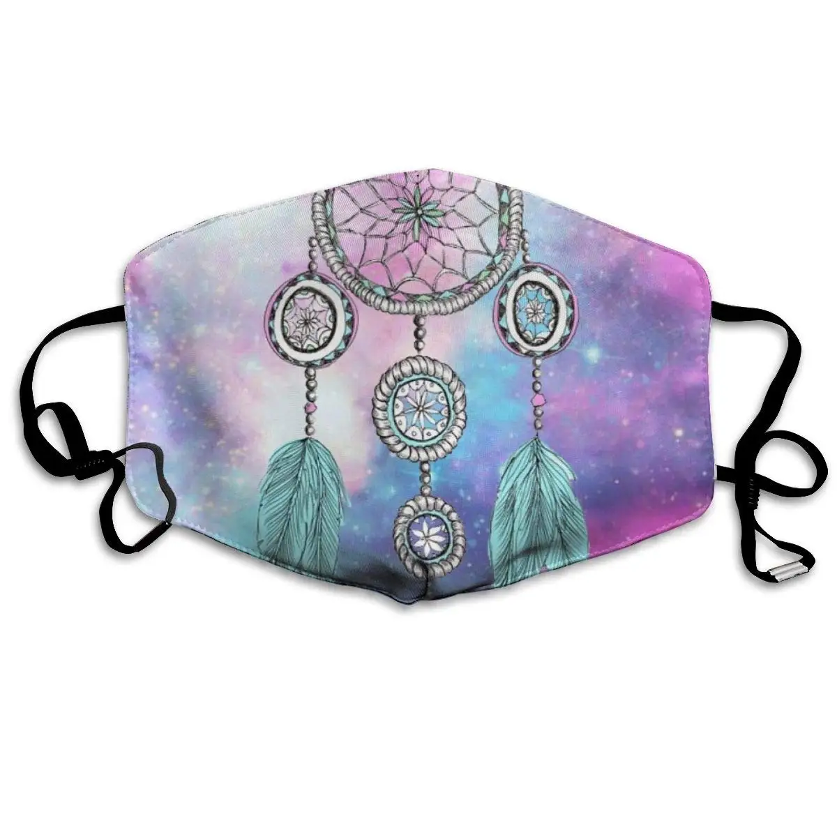 

Mouth Mask for Daily Dress Up, Dream Catcher Anti-dust Mouth-Muffle, Washable Reusable Holiday Half Face Masks for Mens and