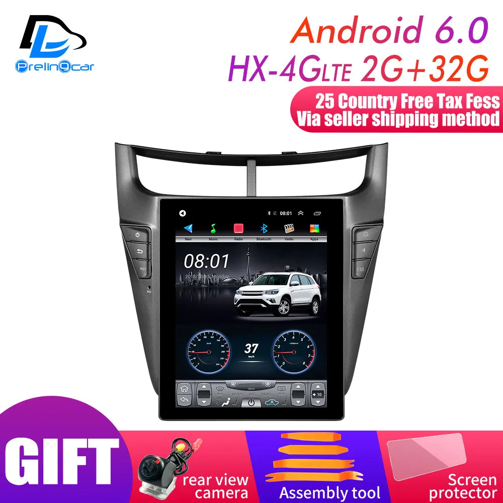 HX-4G 2G32G 64G rom вертикальный экран 4G LTE android gps Мультимедиа Видео Радио плеер тире для Chevrolet Sail лет автомобильный навигатор - Цвет: HX-4G 2G32G