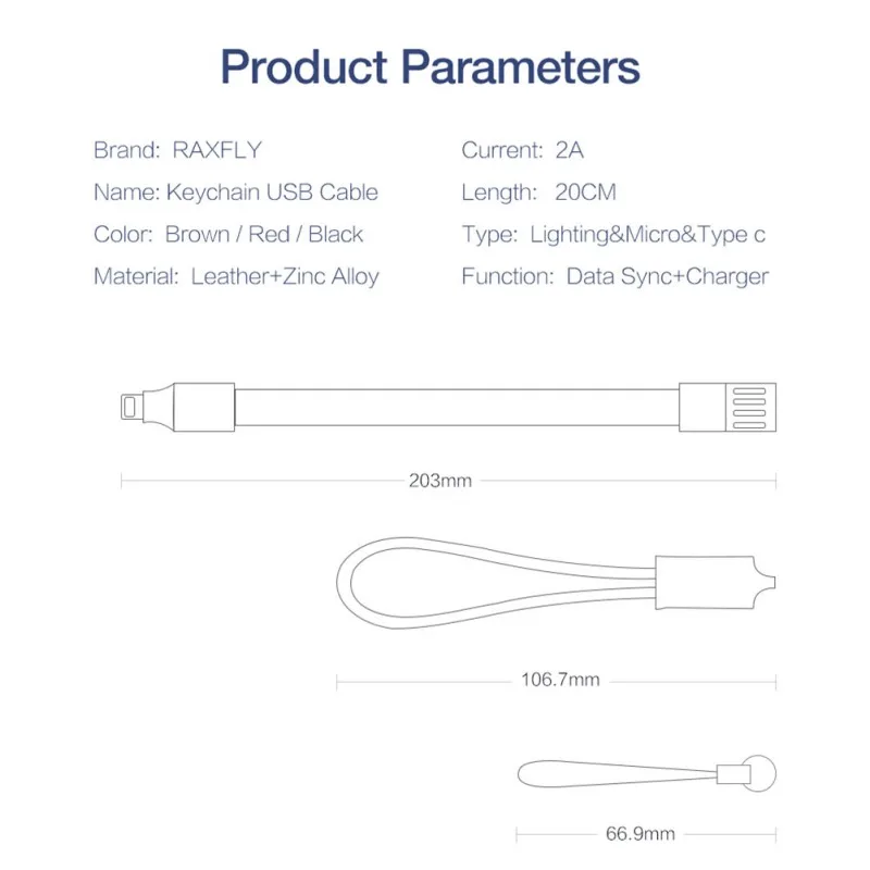 keychain Portable Multi Charger Cable Charging Cable Keychain For IPhone X XS Max 6 7 8 Plus USB Cable IPad Air Mini Data Line