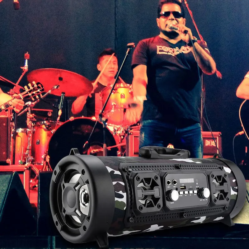 Hifi портативный bluetooth динамик fm-радио Move KTV 3D Звуковая система звуковая панель сабвуфер Портативная колонка bluetooth динамик fm-радио