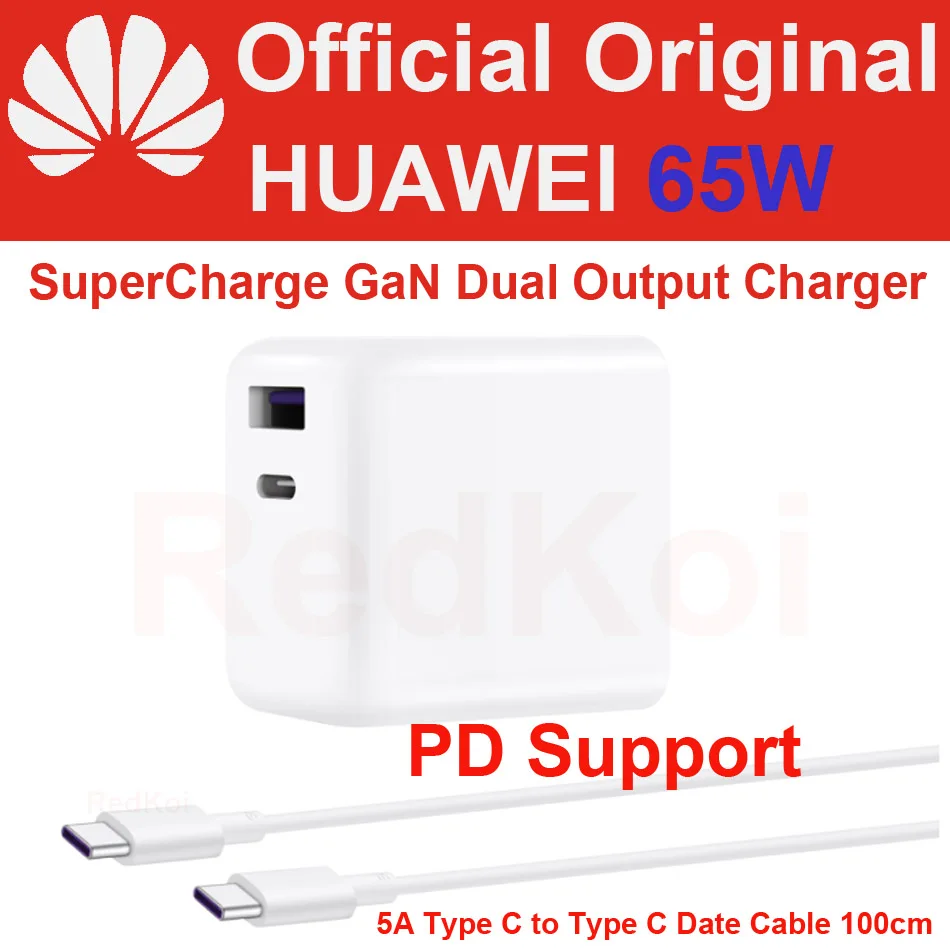 Huawei USB PD 65 Вт SuperCharge GaN MateBook X Pro D E адаптер питания MagicBook 13 зарядное устройство quick