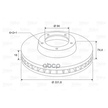 

Disc brake back Mitsubishi Pajero 07-valeo art. 197641