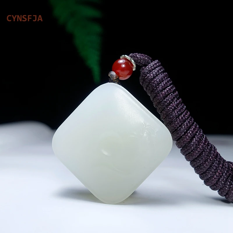 CYNSFJA New Rare Real Certified Natural Hetian Jade Nephrite Lucky Amulet Wealthy Fish Pendant High Quality Best Birthday Gifts | Украшения