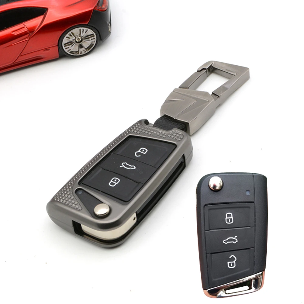 Для Volkswagen VW Golf 7 mk7Remote брелок в виде ракушки чехол автомобильный держатель крышка смарт протектор кирсит покрытие - Название цвета: 1