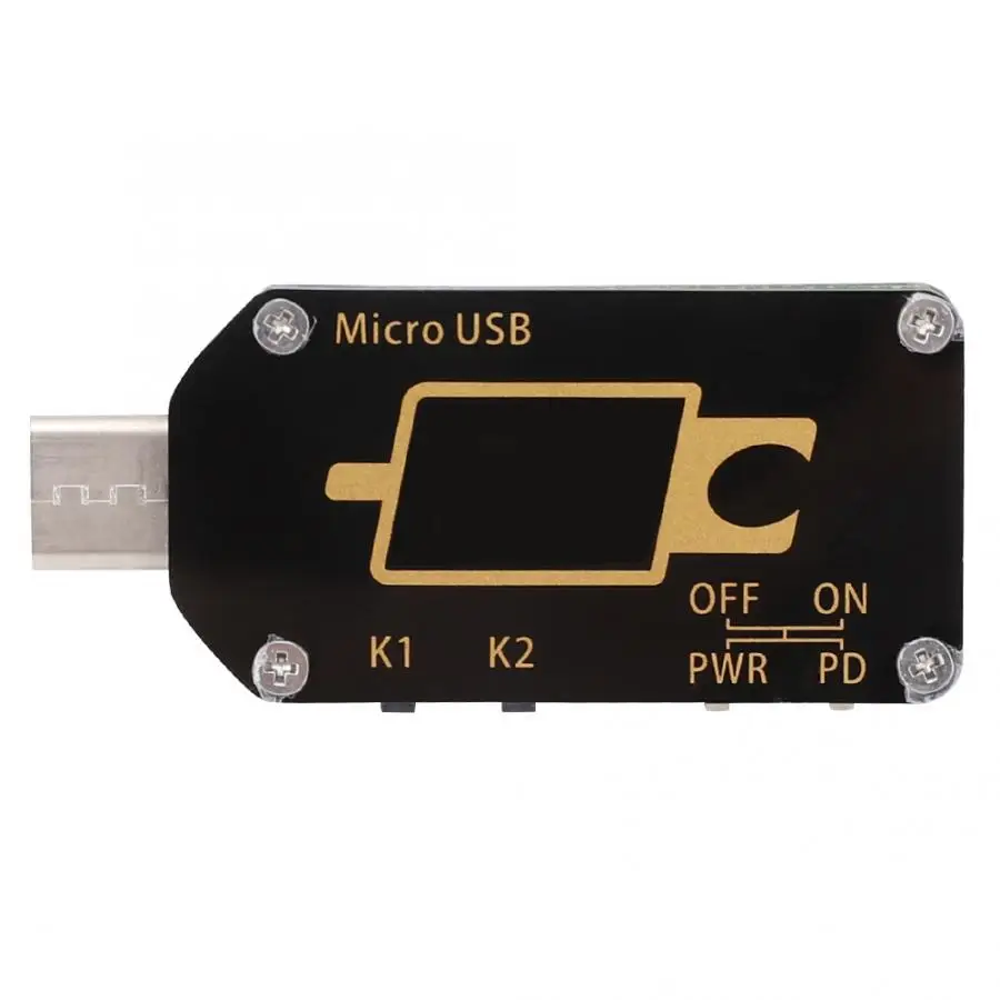 Тип-c цифровой ЖК-дисплей USB тестер напряжения тока измеритель мощности мультиметр