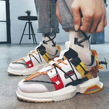 

UPUPER Fashion Men Shoes Light Breathable Sneakers Men Casual Tenis Shoes New Platform Shoes Men Flats Zapatos Hombre