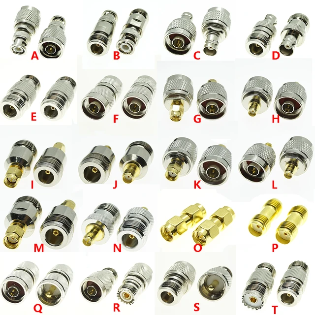 Rf Connector Adapter Kit - Sma217m, N, Bnc, Uhf, Pl259, So-239