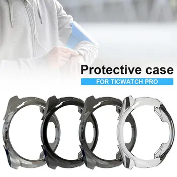 

Soft TPU Smart Watch Protective Case for Ticwatch Pro Anti-scratch Shock absorption Watch Cover Smartwatch Accessories