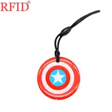 UID S50 1K 13,56 Mhz сменный перезаписываемый NFC Брелок близость RFID водонепроницаемый падение клей брелок карта контроля доступа 1 шт