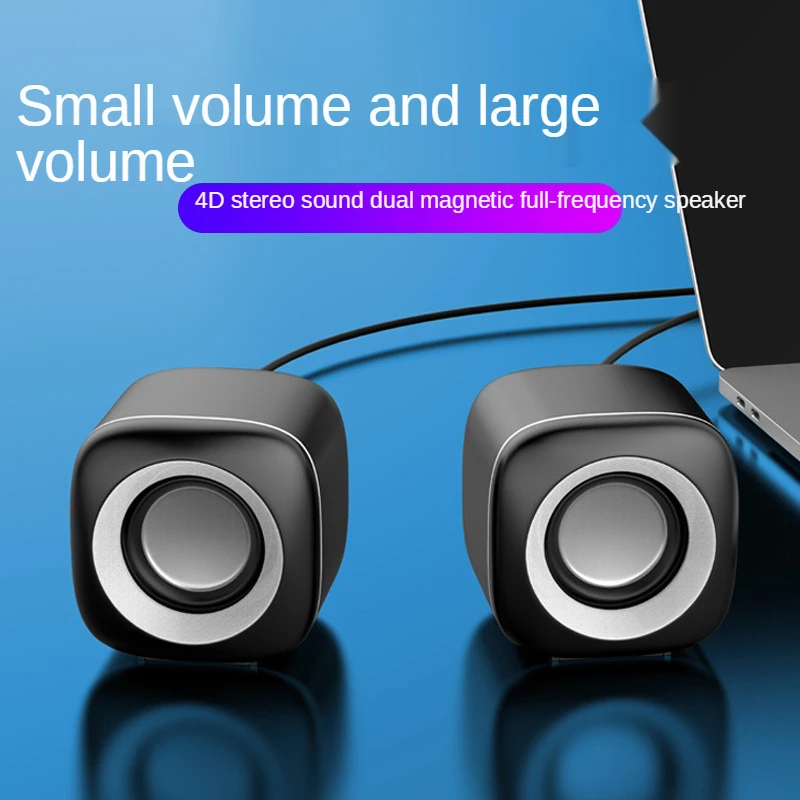 

Speaker desktop small audio subwoofer mini portable small home desktop office Audio