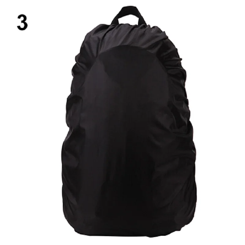 35/45L Водонепроницаемый непромокаемый рюкзак дождевик рюкзак мешка для сбора пыли для кемпинга Пеший Туризм на открытом воздухе пакет сумки Прямая - Цвет: Black