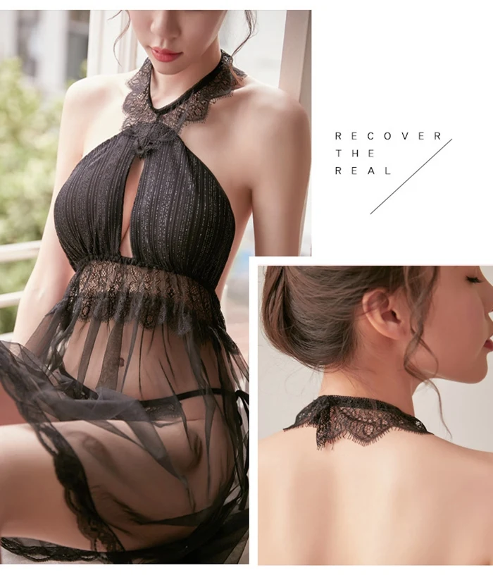 Женское белье с открытой спиной, кружевное Ночное платье, Ropa, сексуальное, Para El Sexo, ночное платье, женская одежда, нижнее белье, платье