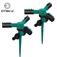 Газон разбрызгиватель автоматический 360 Вращающийся садовый разбрызгиватель воды орошение газона орошение двора орошение охлаждения#0424