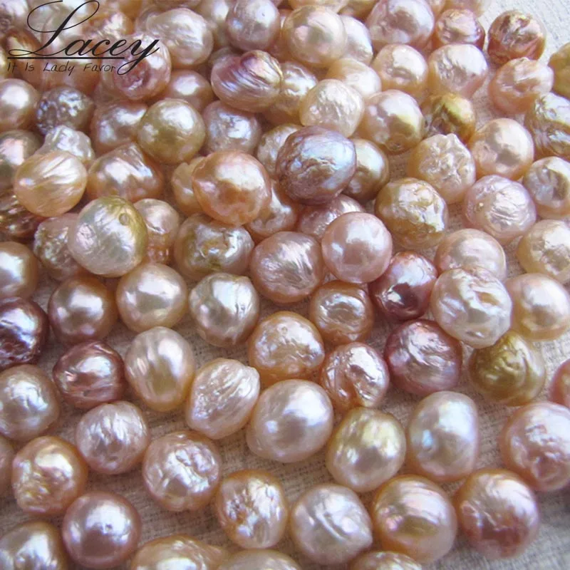

2piecs/lot Natural Big Baroque Pearl Loose Beads10-11mm,Multi Color Real Pearl Beads Jewelry DIY Oysters Pearls Drop Shipping