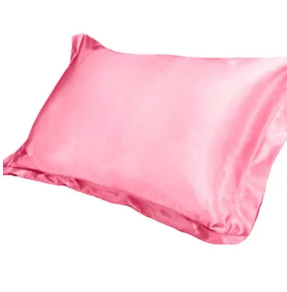 1pc Pure Emulation Silk Satin Pillowcase Single Pillow Cover Multicolor 48*74cm 4