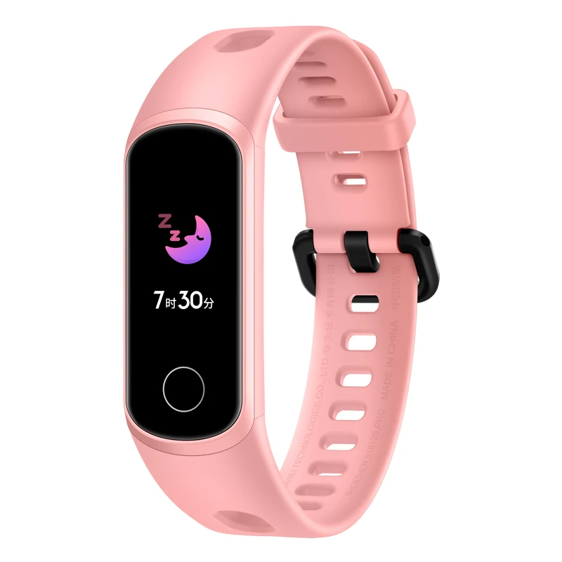 Браслет Honor Band 5i, умный браслет, зарядка через usb, контроль музыки, контроль уровня кислорода в крови, спортивный фитнес-браслет, бегущий трекер - Цвет: pink