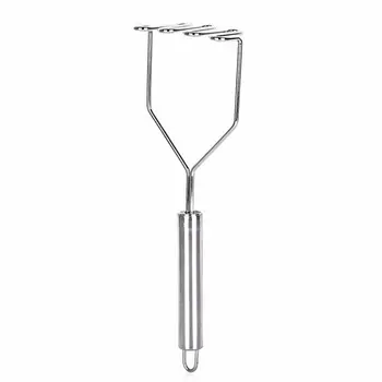 

1pcs stainless steel kitchen gadget potato masher press cooking tool mashed potatoes wavy pressure ricer Kitchen accessories