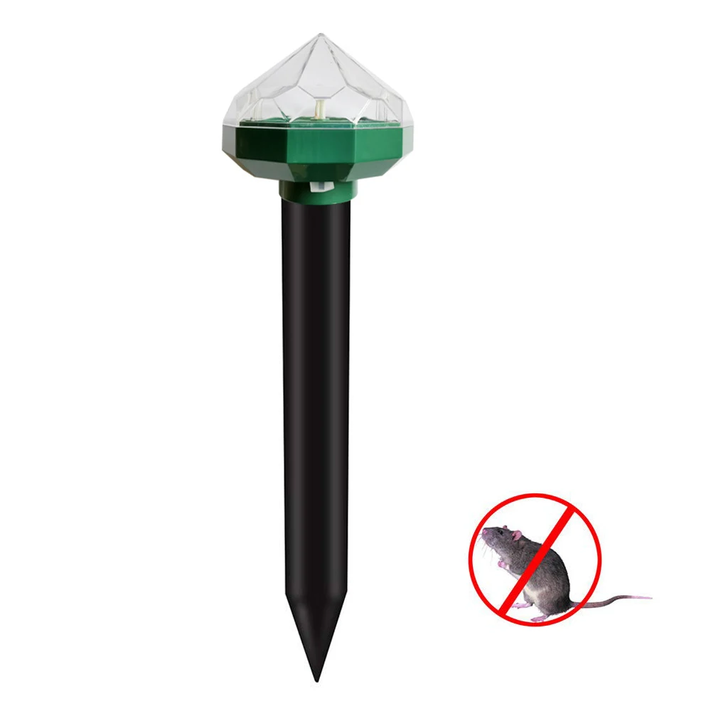 1.2V 80MA 400-800（HZ) Garden Light Solar Light Eco Friendly Electronic Animal Gopher Rodent Control Insect Solar Repeller Yard