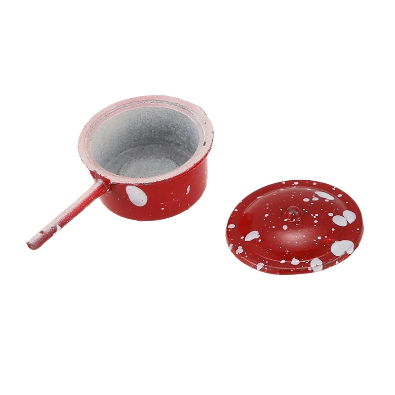 1:12 Dollhouse Miniature Cookware Pot Pan SET 8pcs