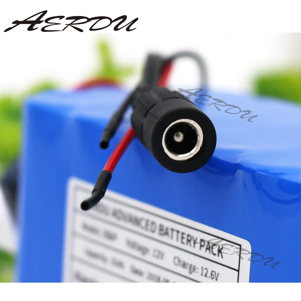 AERDU 3S6P 15Ah 11 1 V 12v 250 Ватт литий ионный аккумулятор 12 6 охотничья ксеноновая лампа для