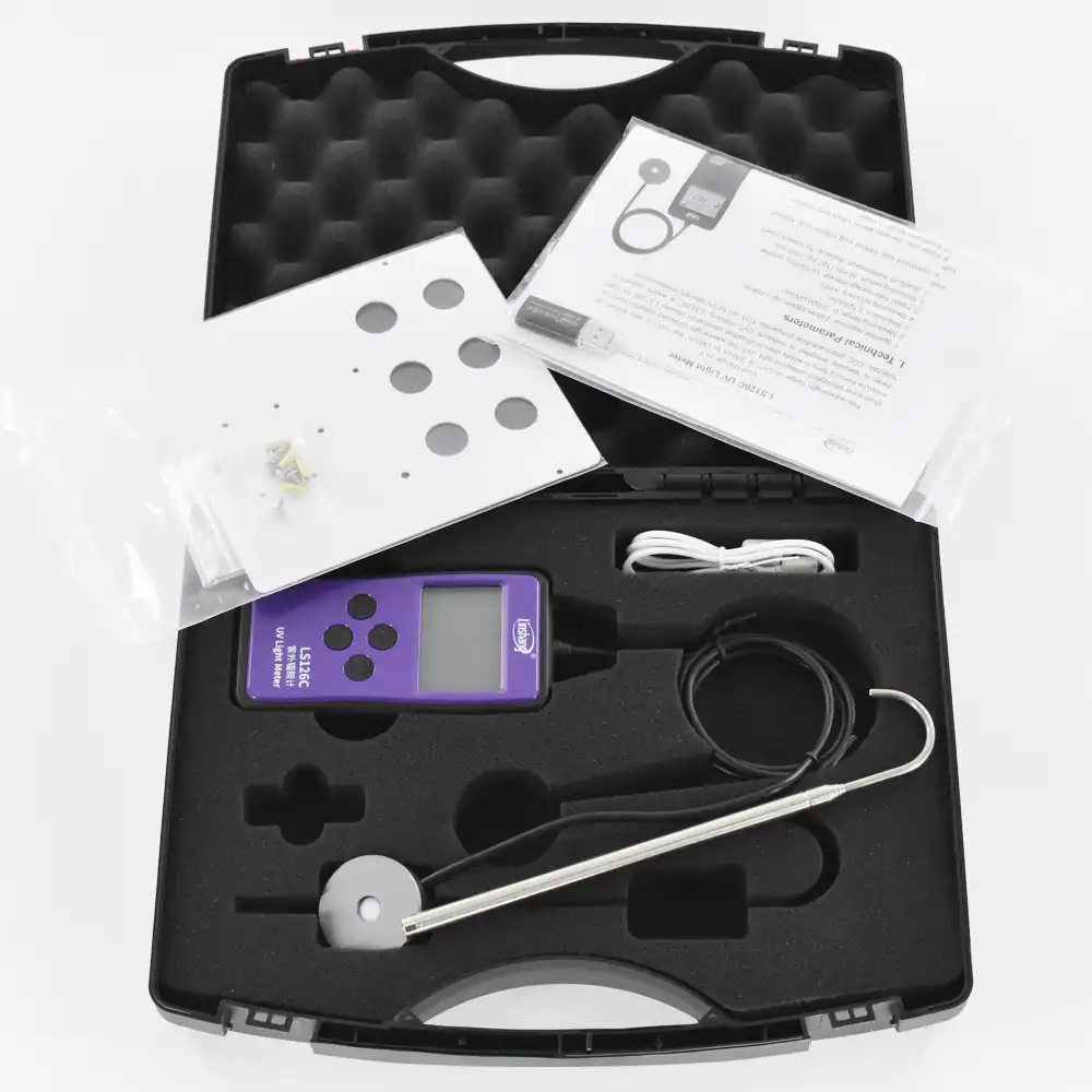 High Precision UV Light Meter Digital Ultraviolet Power UV Intensity Energy Meter For UVA UVB