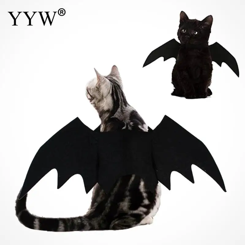 Украшение для кошек, собак, Беззубик, косплей, костюм для домашних животных, товары для Хэллоуина, крылья летучей мыши, надувные фигурки животных, милое черное нарядное платье для собак, кошек