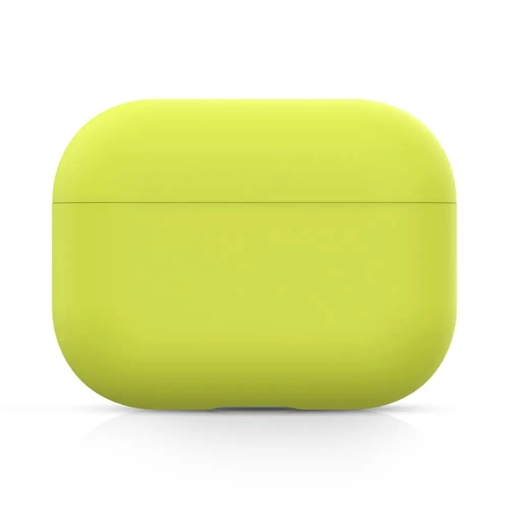 color 5 Чехол для Airpods Pro Чехол настоящий жидкий силиконовый чехол для Air Pods Pro зарядный чехол светодиодный Видимый мягкий приятный для кожи силиконовый чехол - Цвет: color 5