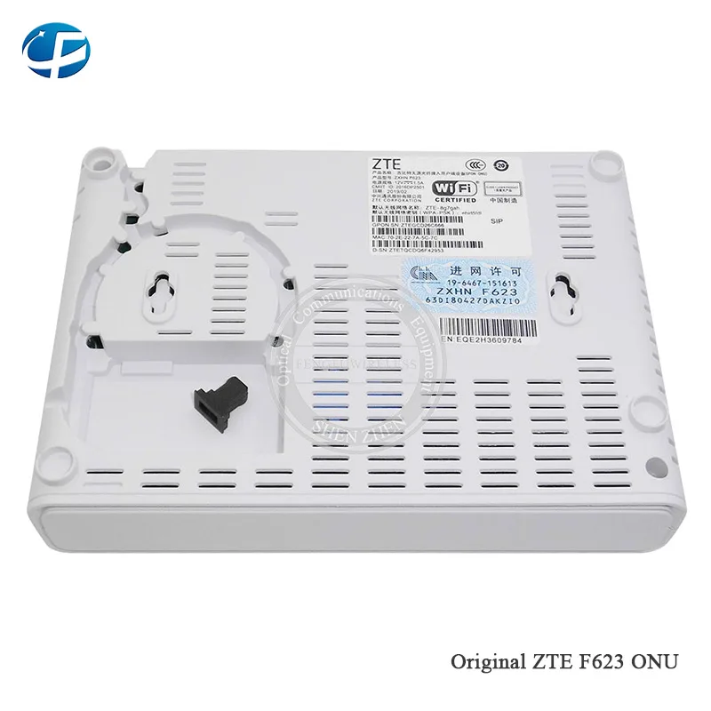 50 шт. fibra optica zte F623 6,0 с wifi FTTH GPON ONU ONT маршрутизатор с 1GE+ 3FE+ wifi+ usb ONT английский интерфейс