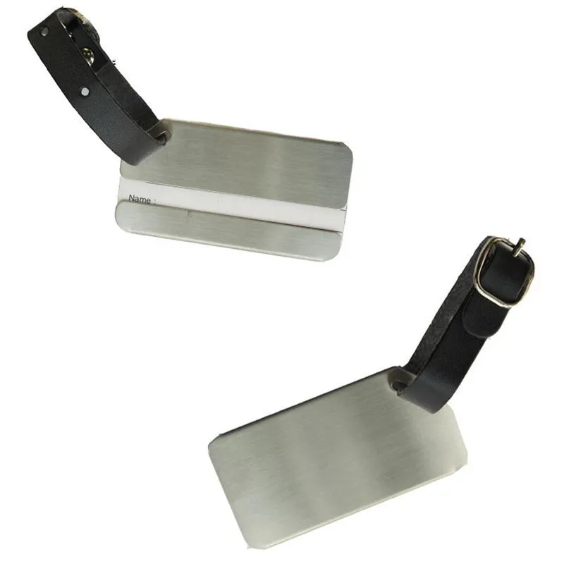 High-grade Stainless Steel Luggage Tag Metal ID Address Tag Boarding Pass