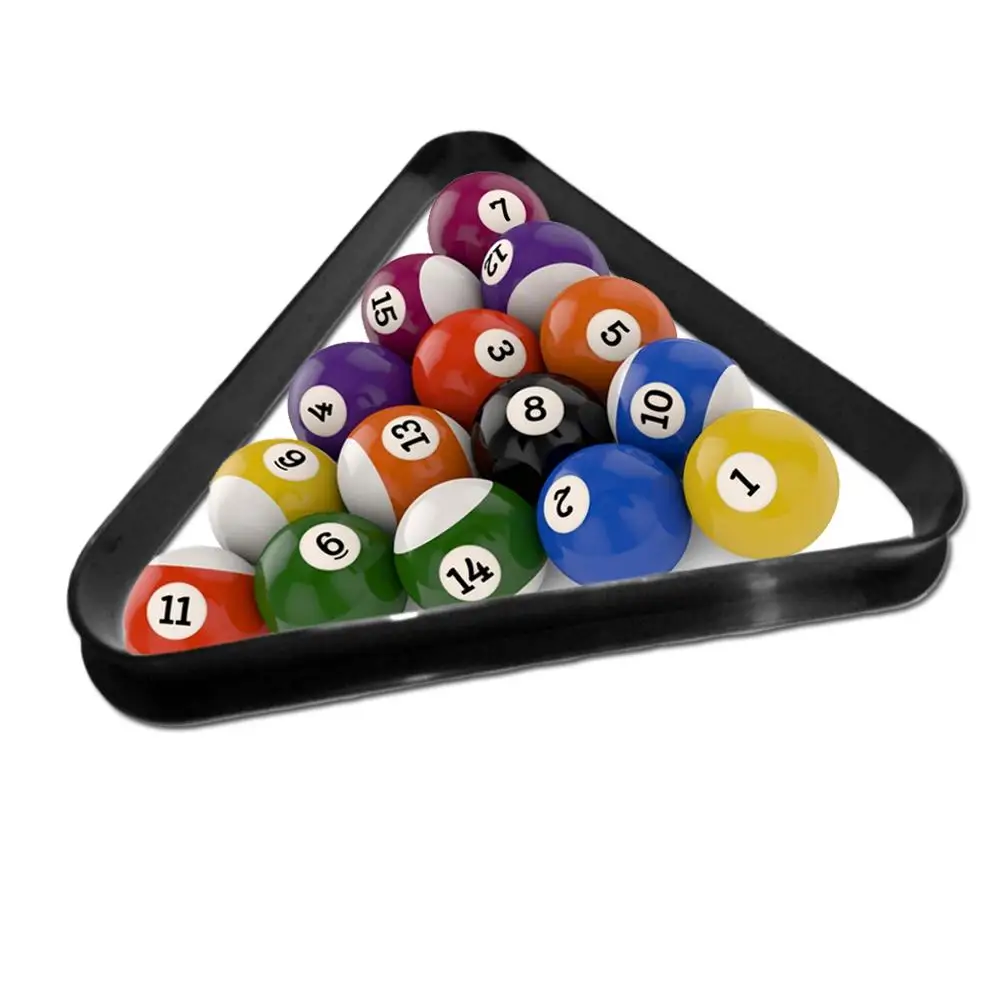 Snooker ZT plastic billiard table rack triangle rack standard 2 size 5.25//5.72cm