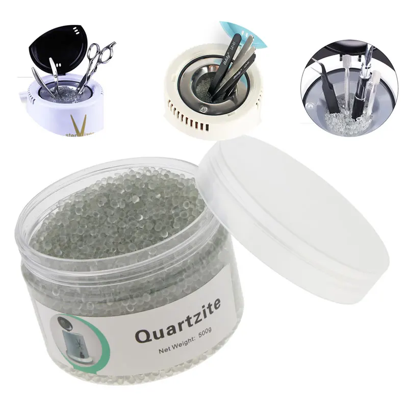 

500g Quartz Beads for High Temperature Disinfection Sterilizer Box Quartz Glass Ball for Sterilizer Clean Metal Manicure Tools