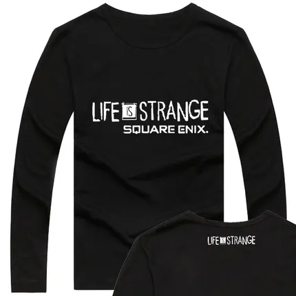 Новая летняя брендовая одежда Life Is Strange, Мужская футболка с круглым вырезом и принтом, хлопковая модная футболка с длинным рукавом
