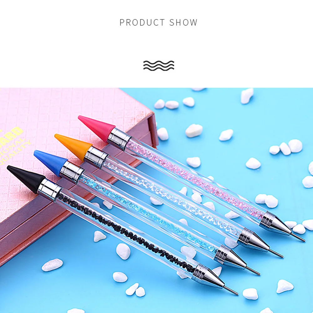 Dual-Ended Nail Art Silicone Sculpture Pen Wax Pencil for Rhinestones  Professional 3D Carving Dotting Accessories Tools GLD003 - Price history &  Review, AliExpress Seller - Full Beauty Fantasy nail Store