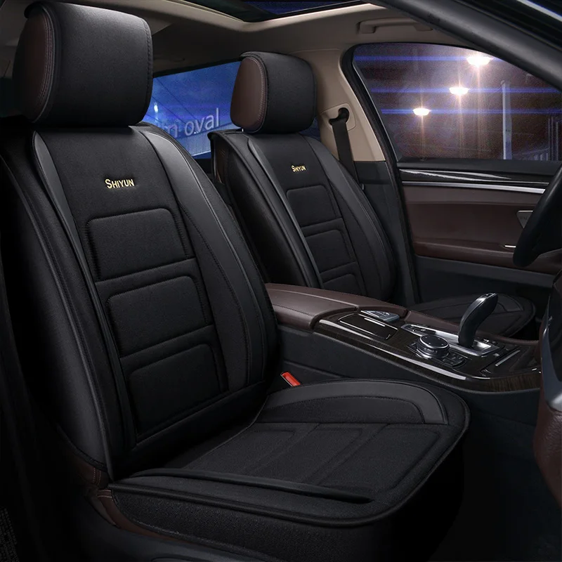 

Auto Full coverage Seats Covers flax fiber car seat cover for bmw x5 e70 skoda fabia opel insignia audi a6 ford mondeo mk4