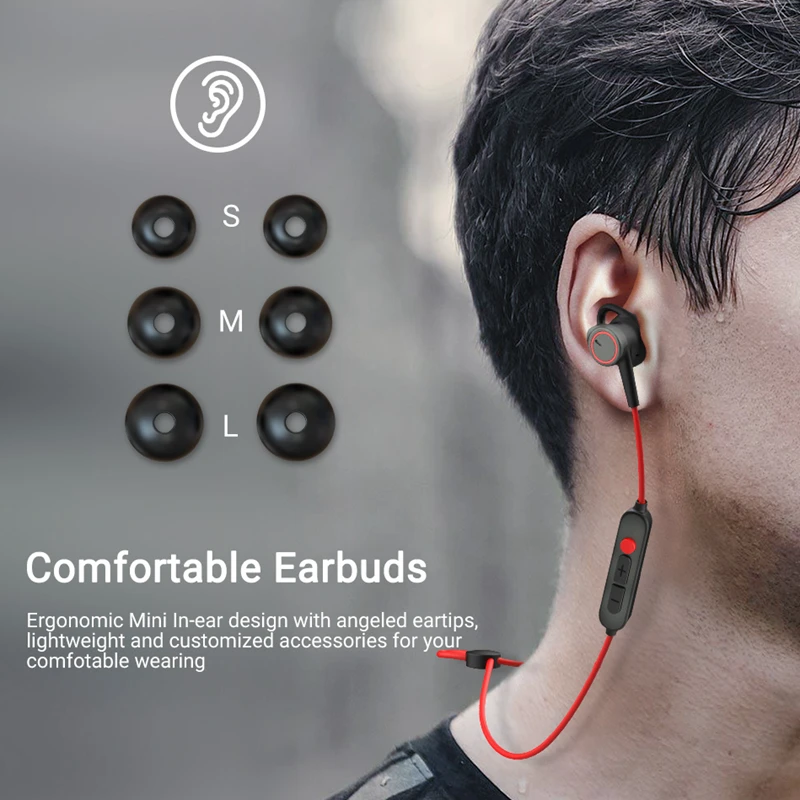 Наушники Langsdom Bluetooth беспроводные наушники для телефона спортивные магнитные