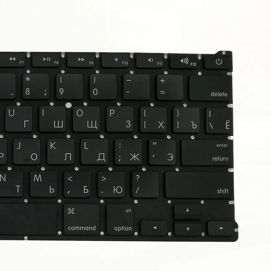 Новая маленькая русская клавиатура с русской раскладкой и подсветкой для Macbook Air