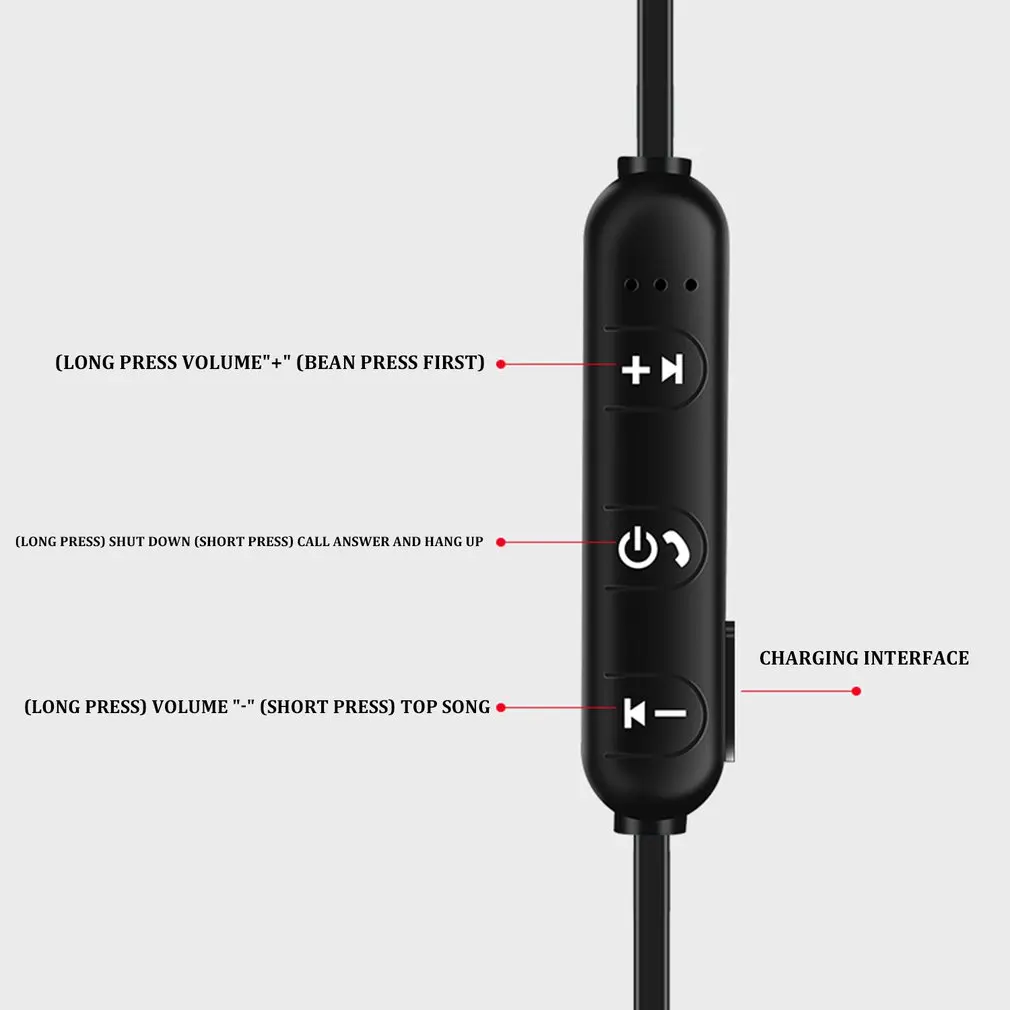 XT-10, спортивные стерео Bluetooth наушники, магнитные наушники, наушники-вкладыши, голосовое управление, шумоподавление с микрофоном