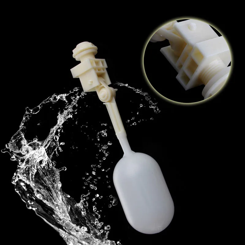 1/" Plastic Float Ball Valve Cut Automatic Filling Fish Tank Aquarium Water C63E