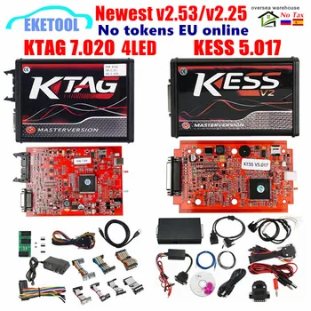 

KESS V2 5.017 V2.53 EU Version KESS V2 V5.017 KTAG V7.020 V2.25 4LED Online KESS 5.017 KTAG 7.020 ECU Programmer Upgrade Tool