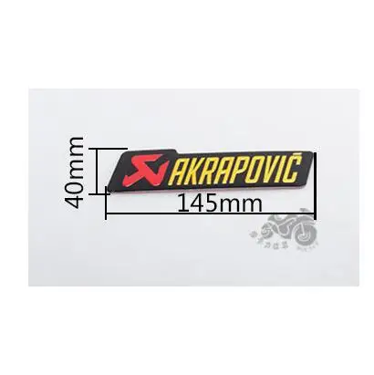 3D 250cc 400cc AKRAPOVIC алюминиевая термостойкая выхлопная наклейка на трубы наклейка Скорпион Yoshimura наклейка - Цвет: Q