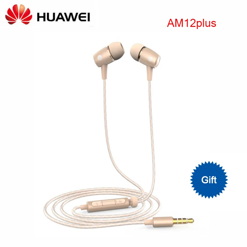 Оригинальная гарнитура Huawei Honor AM12 Plus с микрофоном многоцветные серебристые синие