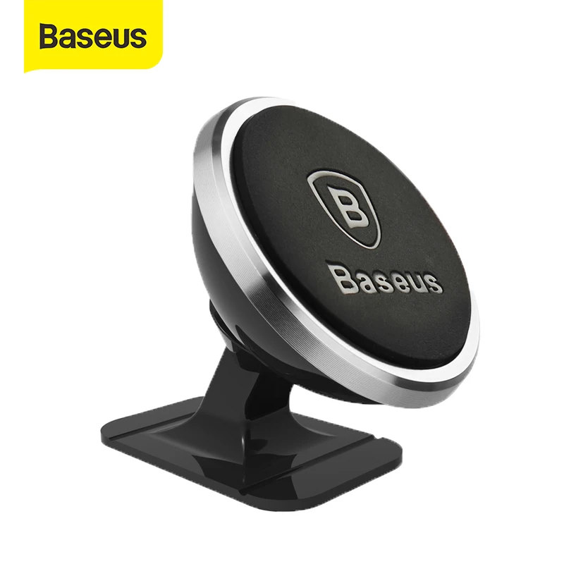 Baseus-soporte magnético para teléfono móvil, base para iPhone X, Samsung, 360 grados, GPS