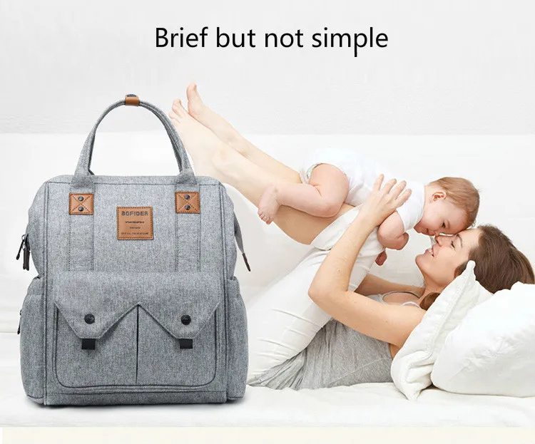 Mommy Bag Дорожная портативная многофункциональная Детская сумка водонепроницаемый рюкзак большой емкости Mommy