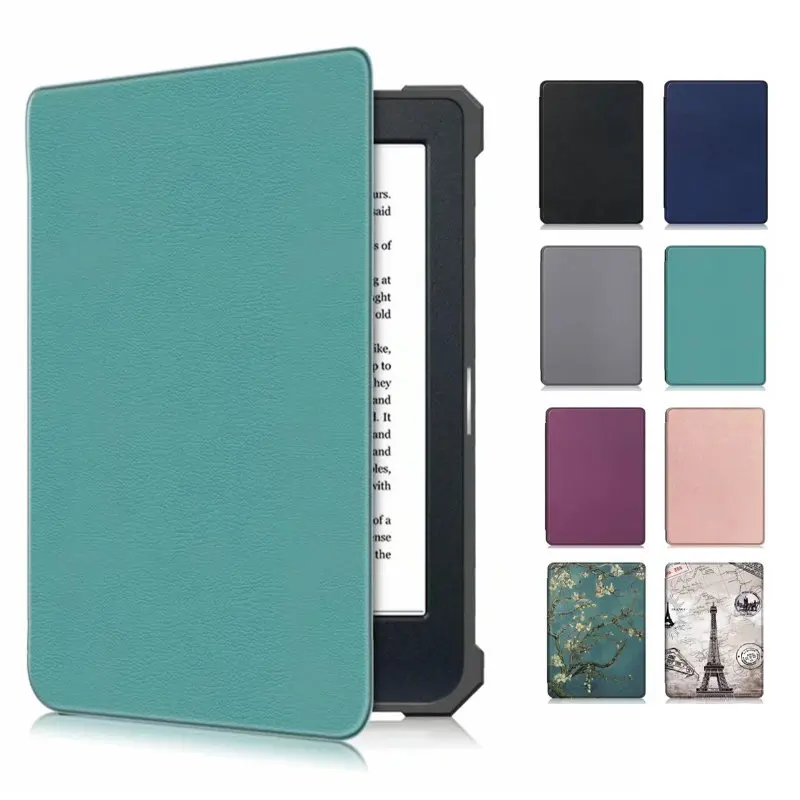 

For Kobo Nia Ereader Case Light Small Magnet PU Leather Cover 2020 New