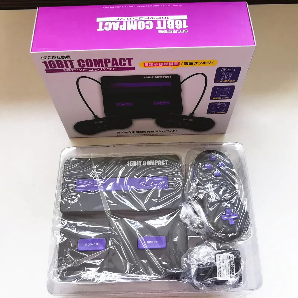 16 Bit Compact For Snes Sfc Compatible Retro Tv Video Game System Video Game Consoles Aliexpress