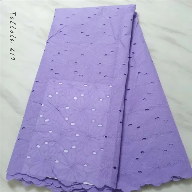 

Lilac African Lace Fabric 2019 High Quality Swiss Voile Lace In Switzerland African Lace Materials African Dresses For Women