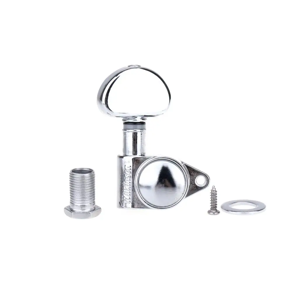 Wilkinson 3R3L Roto стиль запечатанная гитара тюнеры машинные головки колышки набор ключей для Gibson или Epiphone Les Paul, хром