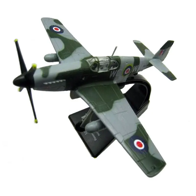 Америка 1: 72 мировая война II Великобритания королевская воздушная сила P-51 Мустанг Истребитель Самолет Модель самолета из сплава игрушка