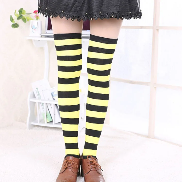 FENNASI, нейлоновые теплые чулки в полоску, женские чулки до бедра, эротический ремень для чулок, сексуальные женские чулки до колена, низкие женские Чулочные изделия