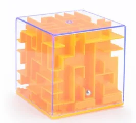 Maze Bank 3D куб головоломка модель Куба деньги Лабиринт банк Копилка для монет Чехол для коллекции коробка игра в мозги забавные гаджеты интересные игрушки для детей - Цвет: Maze Bank